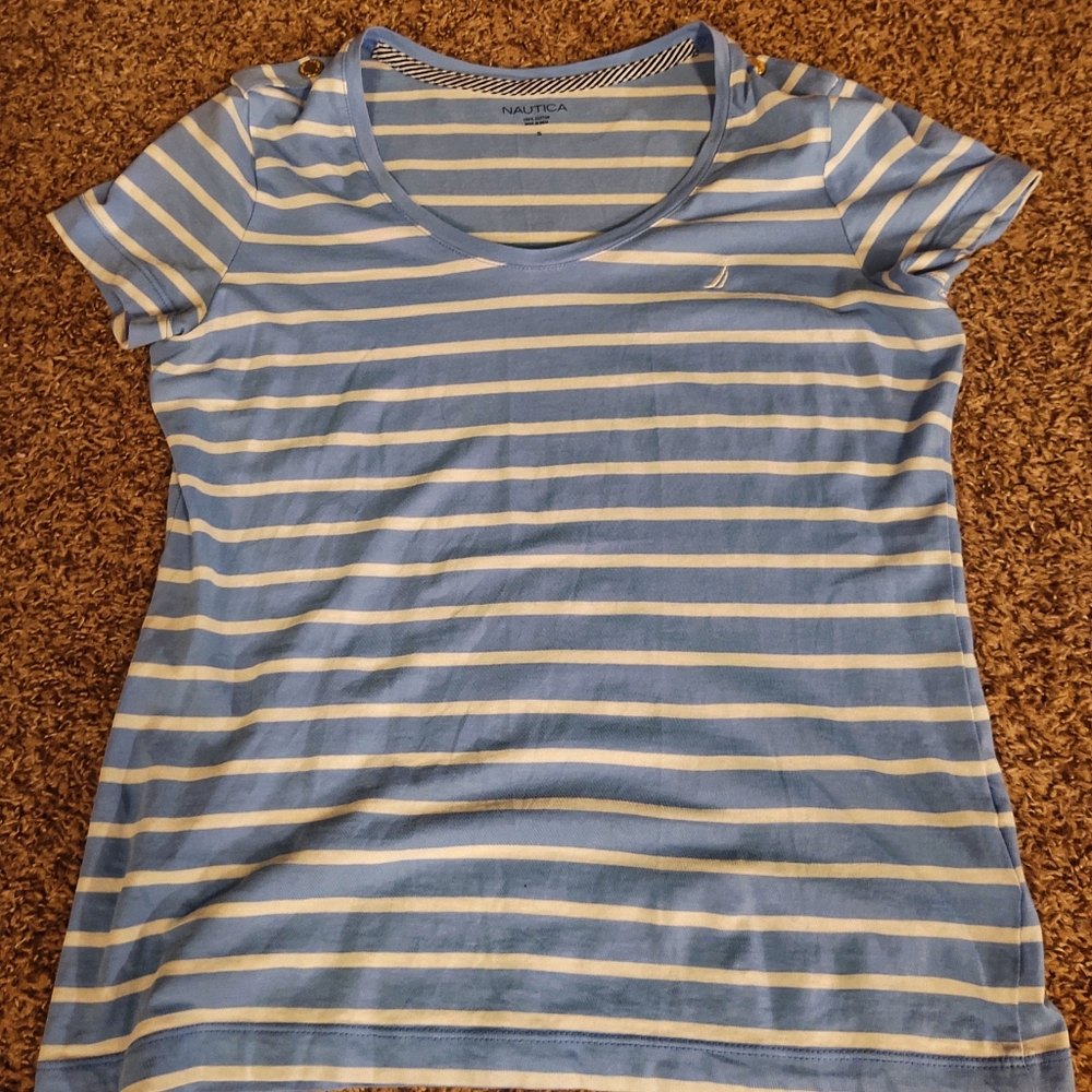 Nautica Scoop Neck Tee
